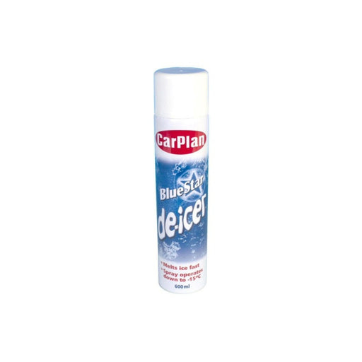 CarPlan De-Icer Aerosol Winter Windscreen Melts Ice Fast 600ml - Carplan