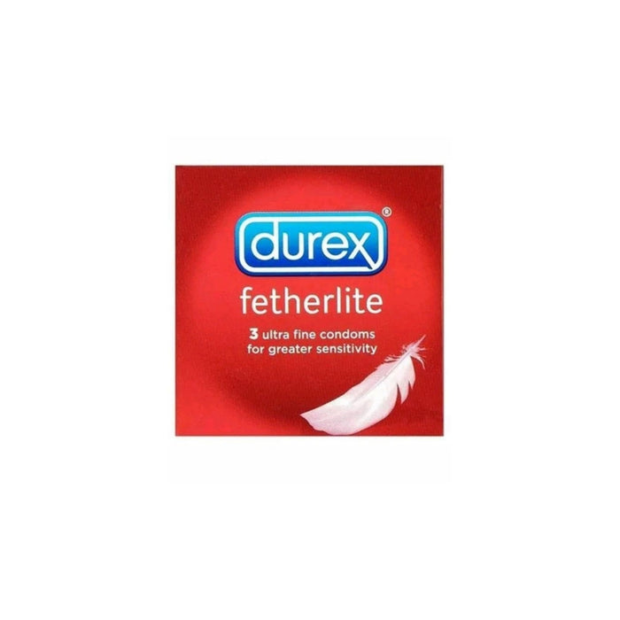 Durex Fetherlite Thin Feel, Ultra Thin Condoms Pack of 3 - Durex