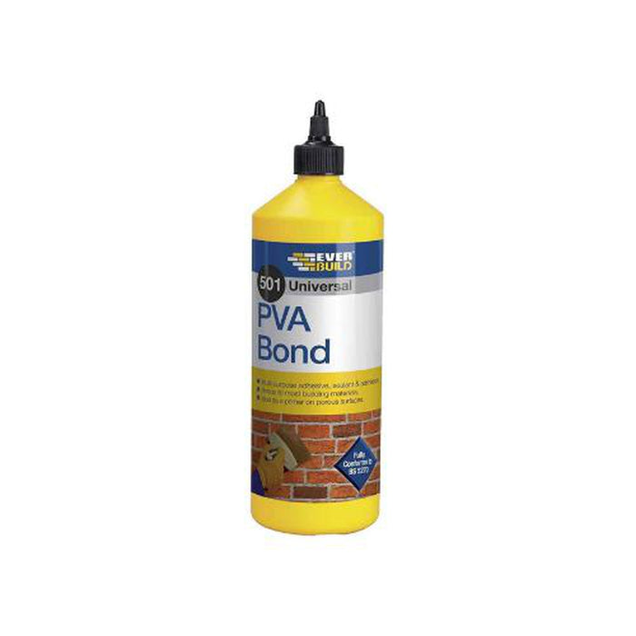 Everbuild 501 Universal PVA Bond, 1 Litre - Everbuild