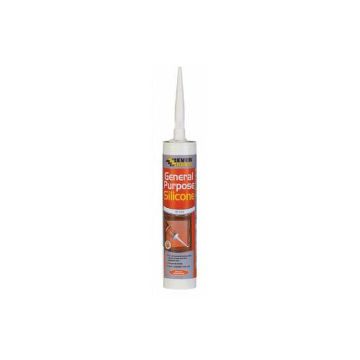 Everbuild General Purpose Silicone 280ml Brown- Everbuild