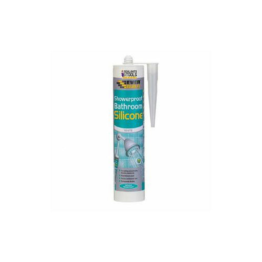 Everbuild Showerproof Bathroom Silicone Translucent 280ml - Everbuild