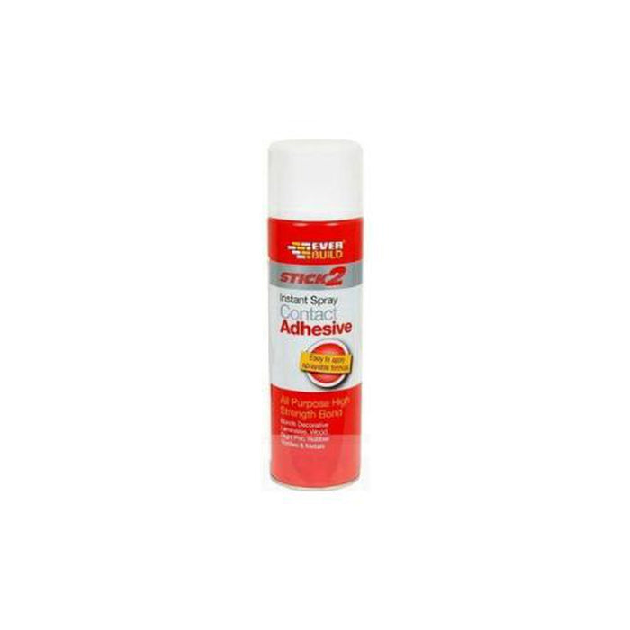 Everbuild Stick 2 All Purpose High Bond Strength Contact Spray Adhesive 500 ml - Everbuild