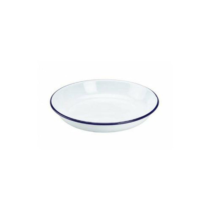 Falcon White Enamel Rice Plate 18cm - Falcon Housewares