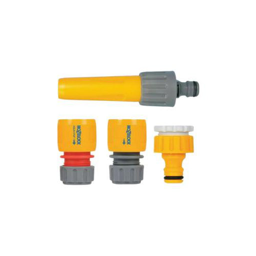 Hozelock Kit Nozzle and Fittings Starter Set Tap and Hose Pipe Adapter - Hozelock