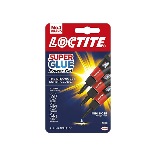 Loctite 1885734 Mini Trio Powerflex Gel 3 x 1g - Loctite