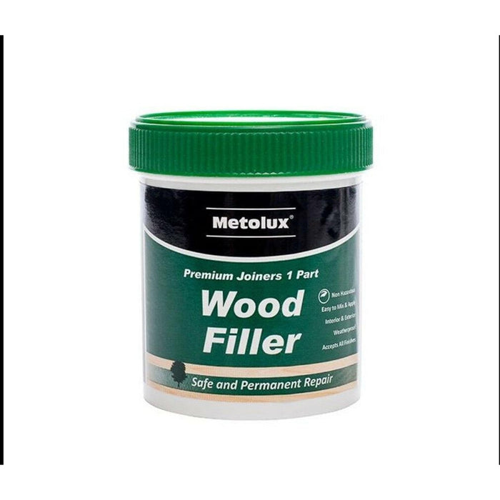 Metolux 1 Part Wood Filler Dark 250ml - Metolux