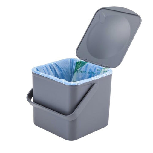 Minky Compost Recycling Food Waste Caddy Bin 3.5L Pastel Grey - Minky