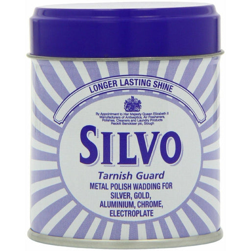 Silvo Tarnish Guard Duraglit Wadding Metal Polish Silver Gold Chrome 75g - Silvo